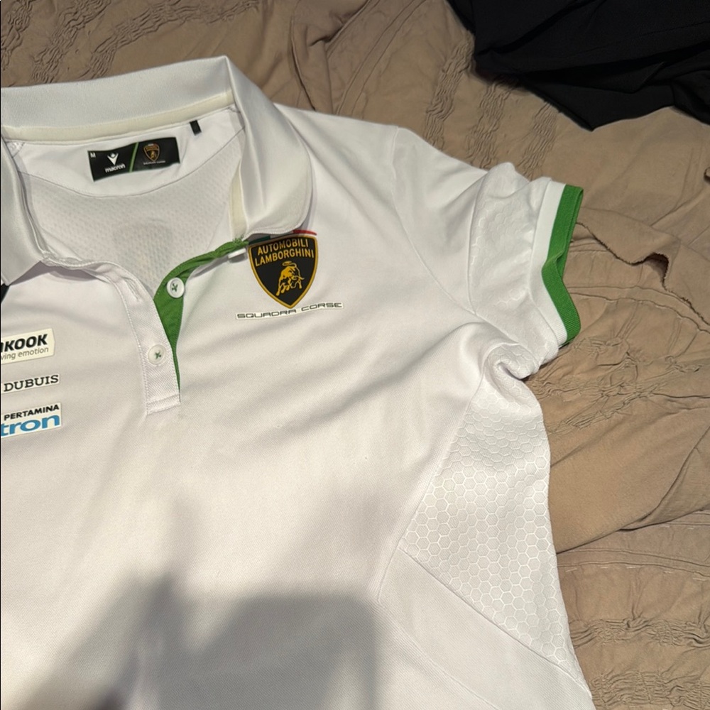 2025 Automobili Lamborghini Squadra Corse Women's Team Polo Shirt macaron - Picture 5 of 8